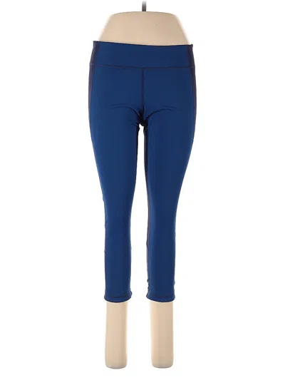 Pre-owned Under Armour Active Pants In Blue