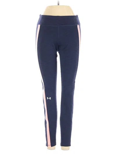 Pre-owned Under Armour Active Pants In Blue