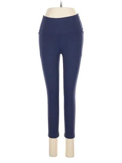 Pre-owned Under Armour Active Pants In Blue