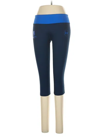 Pre-owned Under Armour Active Pants In Blue