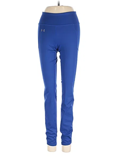 Pre-owned Under Armour Active Pants In Blue