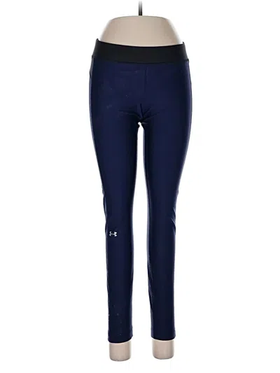 Pre-owned Under Armour Active Pants In Blue