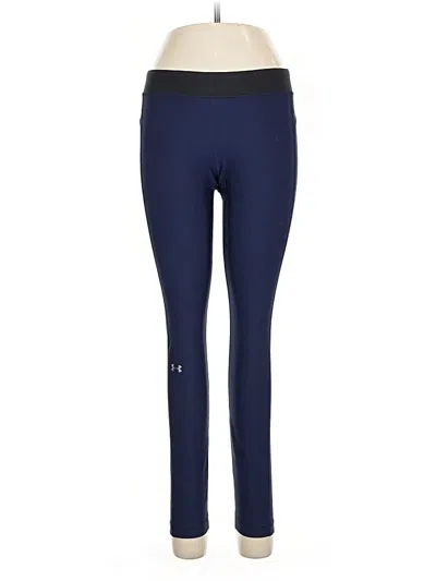 Pre-owned Under Armour Active Pants In Blue