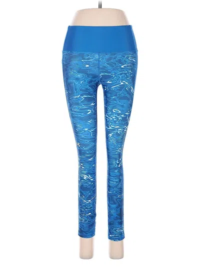 Pre-owned Under Armour Active Pants In Blue