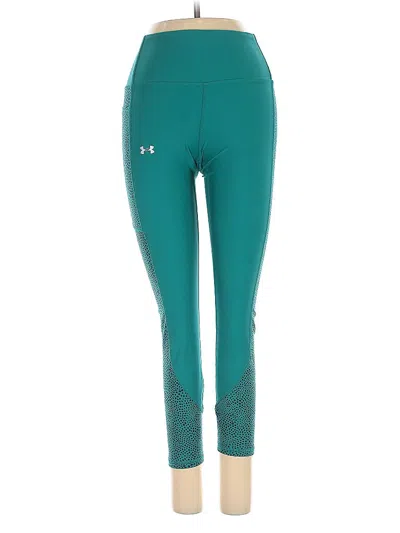 Pre-owned Under Armour Active Pants In Blue