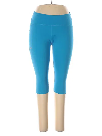 Pre-owned Under Armour Active Pants In Blue