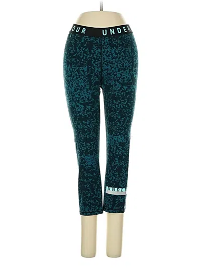 Pre-owned Under Armour Active Pants In Blue