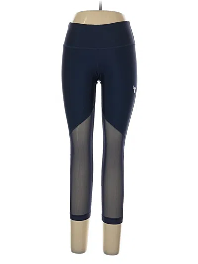 Pre-owned Under Armour Active Pants In Blue