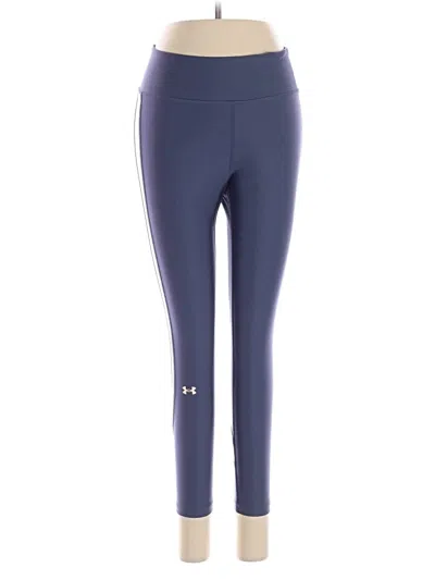 Pre-owned Under Armour Active Pants In Blue