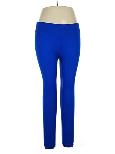 Pre-owned Under Armour Active Pants In Blue