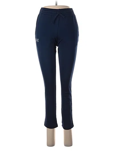 Pre-owned Under Armour Active Pants In Blue