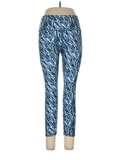 Pre-owned Under Armour Active Pants In Blue