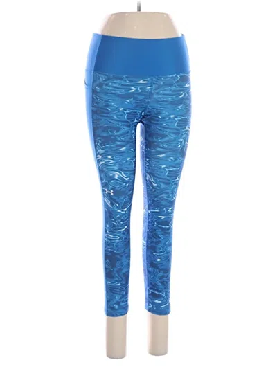 Pre-owned Under Armour Active Pants In Blue
