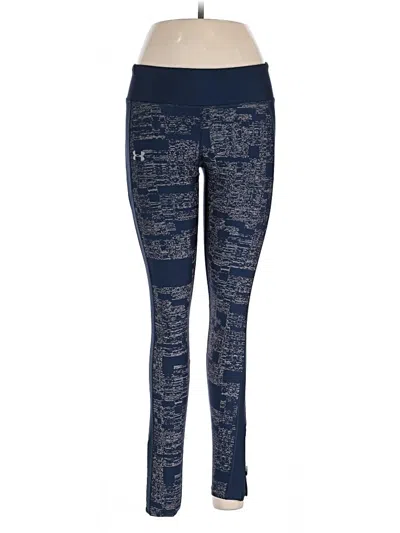 Pre-owned Under Armour Active Pants In Blue