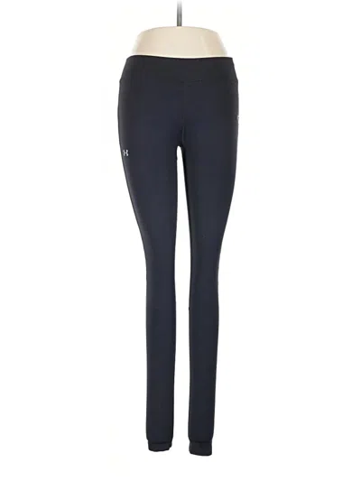 Pre-owned Under Armour Active Pants In Blue