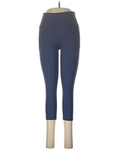 Pre-owned Under Armour Active Pants In Blue