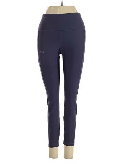 Pre-owned Under Armour Active Pants In Blue