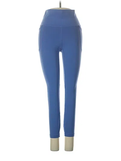 Pre-owned Under Armour Active Pants In Blue