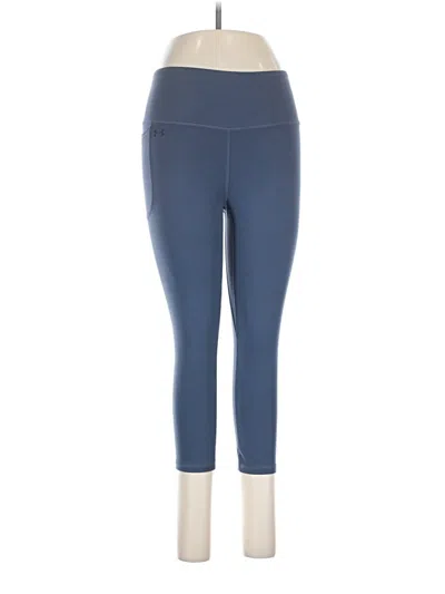 Pre-owned Under Armour Active Pants In Blue