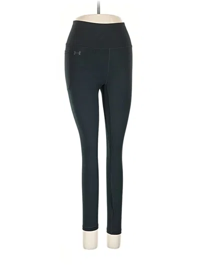 Pre-owned Under Armour Active Pants In Blue