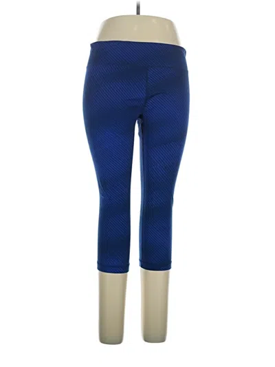 Pre-owned Under Armour Active Pants In Blue