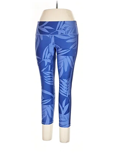 Pre-owned Under Armour Active Pants In Blue