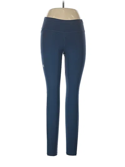 Pre-owned Under Armour Active Pants In Blue