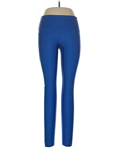 Pre-owned Under Armour Active Pants In Blue