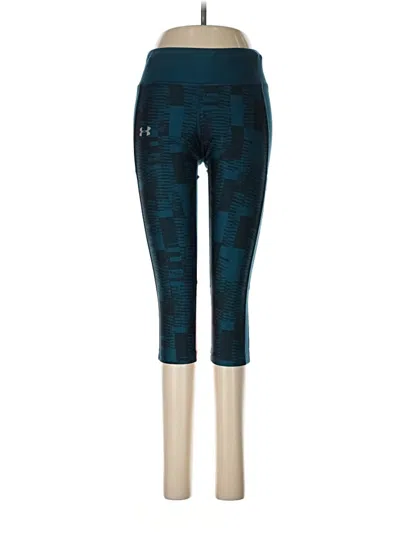 Pre-owned Under Armour Active Pants In Blue