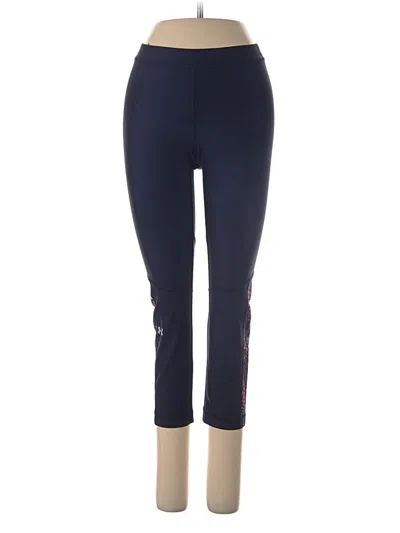 Pre-owned Under Armour Active Pants In Blue