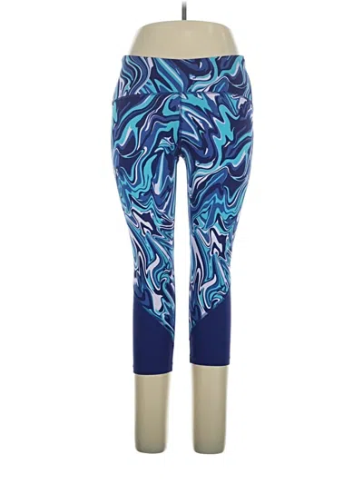 Pre-owned Under Armour Active Pants In Blue