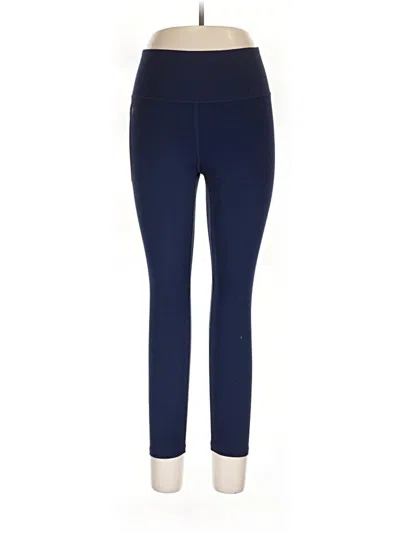 Pre-owned Under Armour Active Pants In Blue