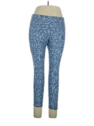 Pre-owned Under Armour Active Pants In Blue