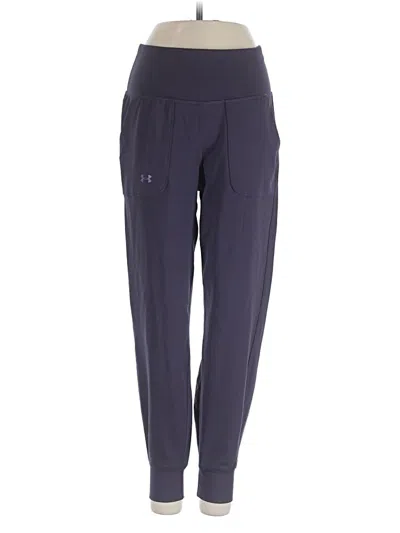 Pre-owned Under Armour Active Pants In Blue