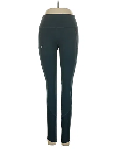Pre-owned Under Armour Active Pants In Blue