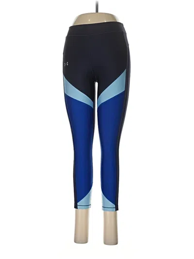 Pre-owned Under Armour Active Pants In Blue