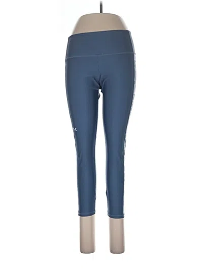 Pre-owned Under Armour Active Pants In Blue