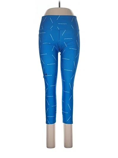 Pre-owned Under Armour Active Pants In Blue