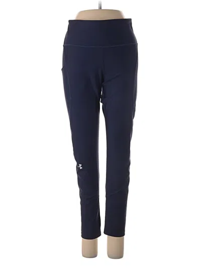 Pre-owned Under Armour Active Pants In Blue