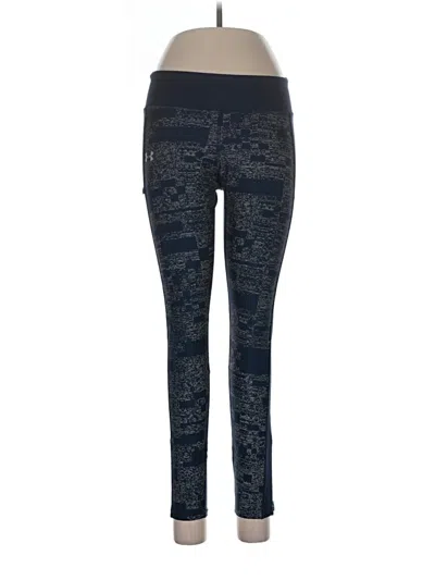 Pre-owned Under Armour Active Pants In Blue