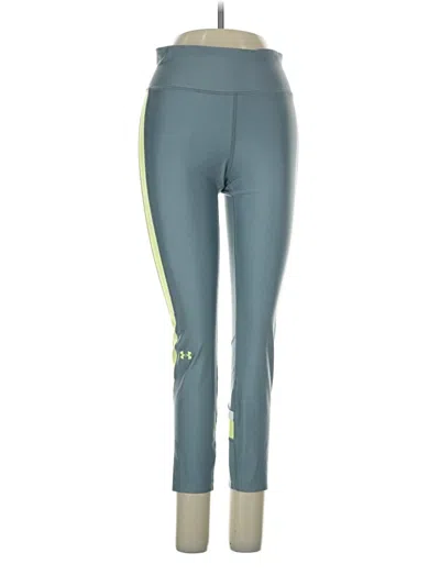Pre-owned Under Armour Active Pants In Blue