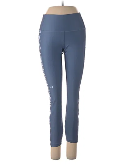 Pre-owned Under Armour Active Pants In Blue