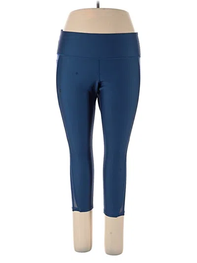 Pre-owned Under Armour Active Pants In Blue
