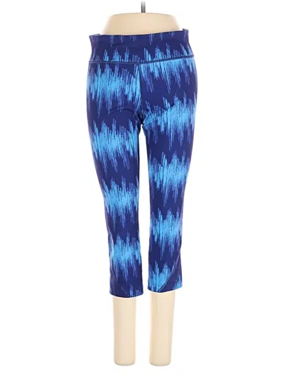 Pre-owned Under Armour Active Pants In Blue