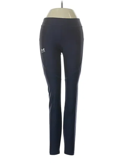 Pre-owned Under Armour Active Pants In Blue