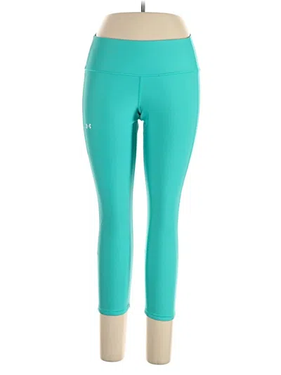 Pre-owned Under Armour Active Pants In Blue