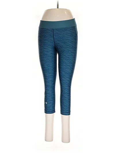Pre-owned Under Armour Active Pants In Blue