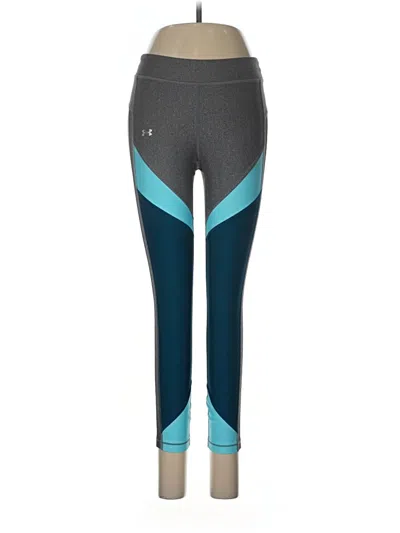 Pre-owned Under Armour Active Pants In Blue