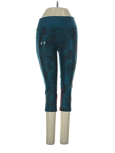 Pre-owned Under Armour Active Pants In Blue