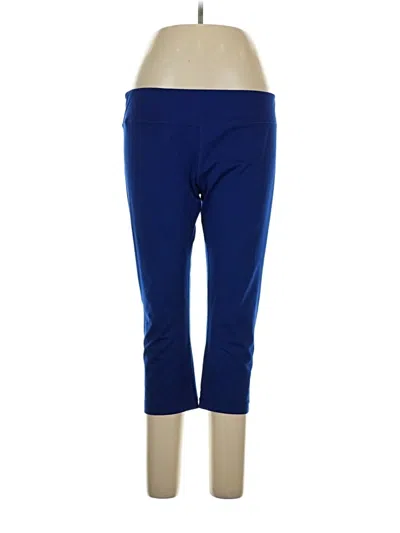 Pre-owned Under Armour Active Pants In Blue